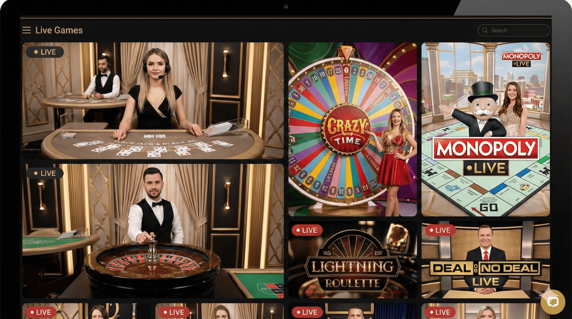 jeux disponibles casino talismania